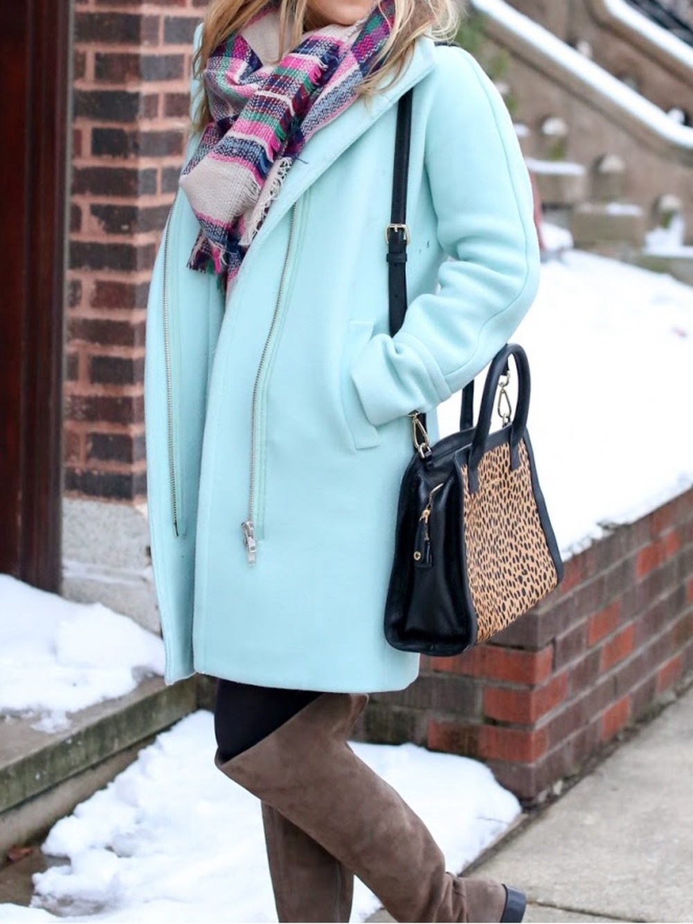 J.Crew Re-Imagined Mint Green Cocoon Coat Size 2 NWT